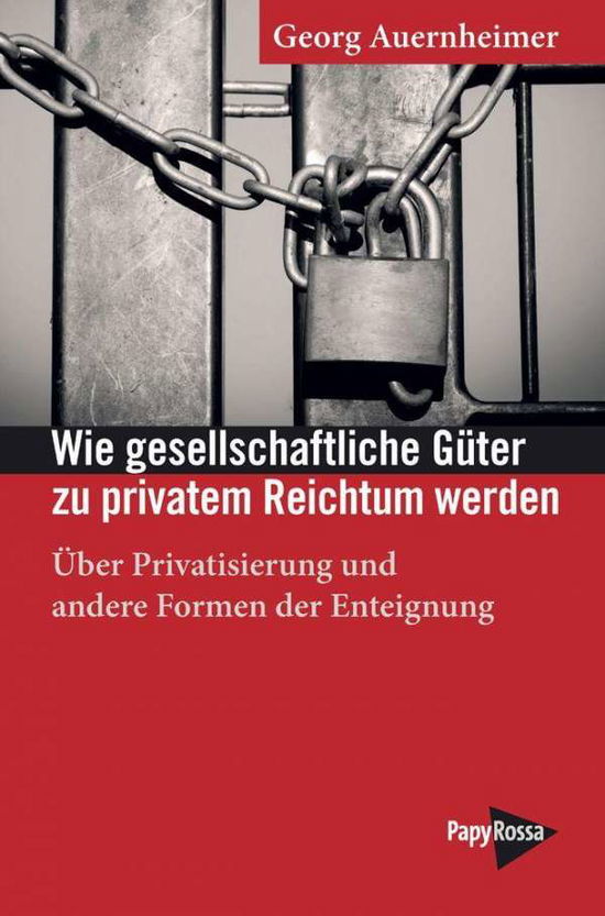 Wie gesellschaftliche Güter - Auernheimer - Otros -  - 9783894387525 - 