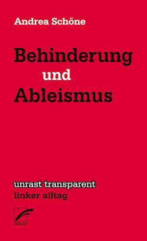 Cover for Andrea Schöne · Behinderung &amp; Ableismus (Book) (2022)