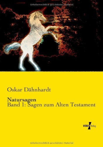 Cover for Oskar Dahnhardt · Natursagen: Band 1: Sagen zum Alten Testament (Paperback Book) [German edition] (2019)