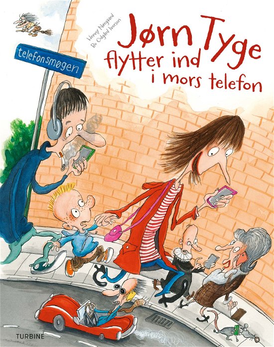 Jørn Tyge flytter ind i mors telefon - Henny Nørgaard - Bøger - TURBINE - 9788740618525 - 20. februar 2018