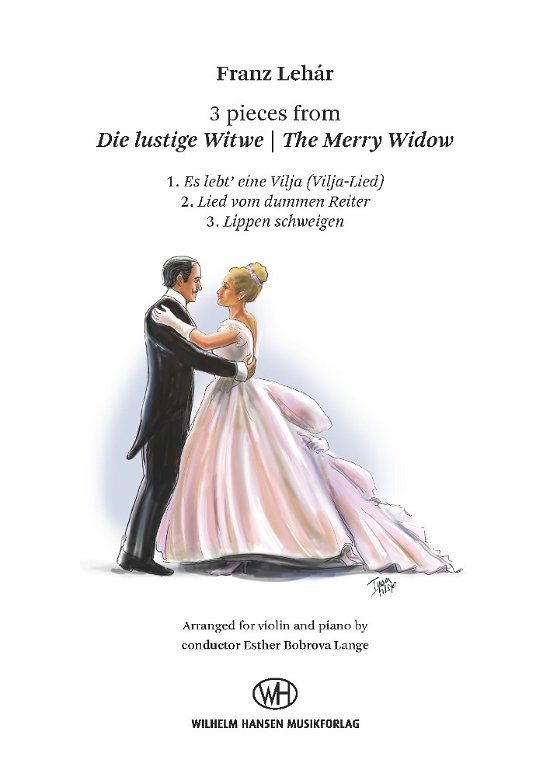 Cover for Esther Bobrova Lange Franz Lehár · 3 Pieces From ´Die Lustige Witwe´ / ´The Merry Widow´ (Bog) [1. udgave] (2016)
