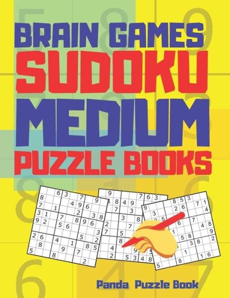 Cover for Panda Puzzle Book · Brain Games Sudoku Medium Puzzle Books (Paperback Book) (2020)