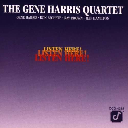 Listen Here - Gene Harris - Musique - Concord Records - 0013431438526 - 28 août 1989