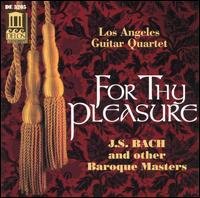 Cover for Bach / L.a. Guitar · For Thy Pleasure (CD) (1997)