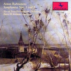 Cover for Rubinstein / Kolman / Slovak State Philharmonic · Symphonies 3 &amp; 5 (CD) (1994)