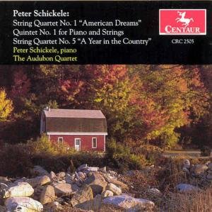 String Quartet 1: American Dreams / Quintet 1 - Schickele / Audubon - Musiikki - CTR - 0044747250526 - tiistai 17. lokakuuta 2000