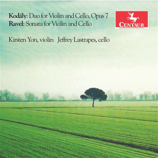 Cover for Kodaly / Ravel · Sonatas for Violin and Cello (CD) (2017)