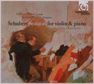 Violin Sonatas Opp 137 & 162 - Schubert / Manze / Egarr - Musik - HARMONIA MUNDI - 0093046744526 - 9. oktober 2007