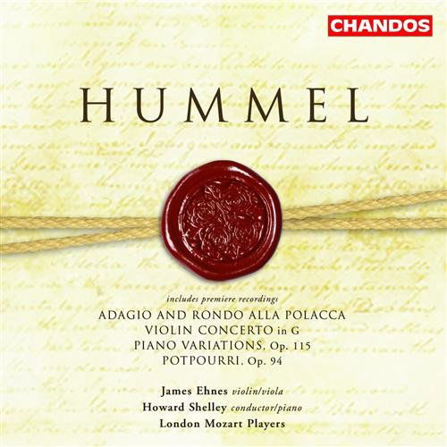 Cover for London Mozart Playersshelley · Hummelviolin Concerto In E (CD) (2004)