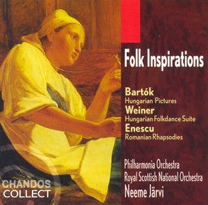 Cover for Bartok / Weiner / Enescu / Phil Orch / Jarvi · Folk Inspirations (CD) (2000)