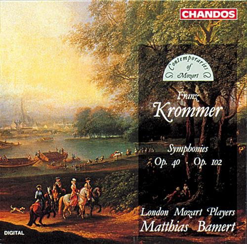 Symphonies 40 & 102 - Krommer / Bamert / London Mozart Players - Musiikki - CHANDOS - 0095115927526 - tiistai 31. toukokuuta 1994