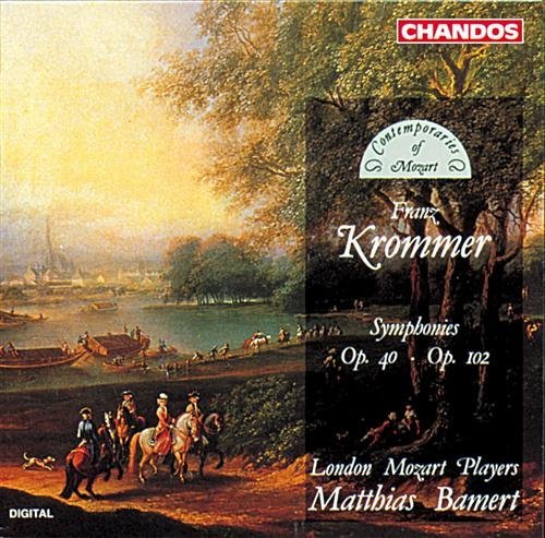 Cover for Krommer / Bamert / London Mozart Players · Symphonies 40 &amp; 102 (CD) (1994)