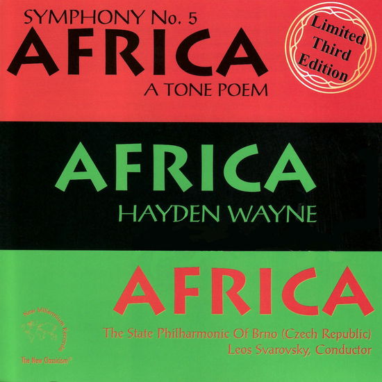 Cover for Wayne, Hayden &amp; The State Philharmonic Of Brno · Symphony #5: Africa (A Tone Poem) (CD) (2022)