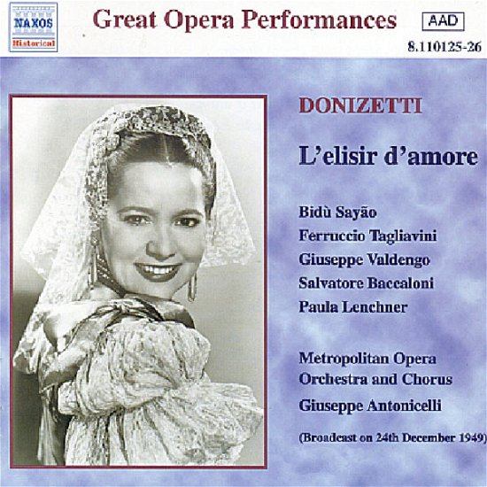 Cover for John Pritchard · L'elisir D'amore (CD) (2001)