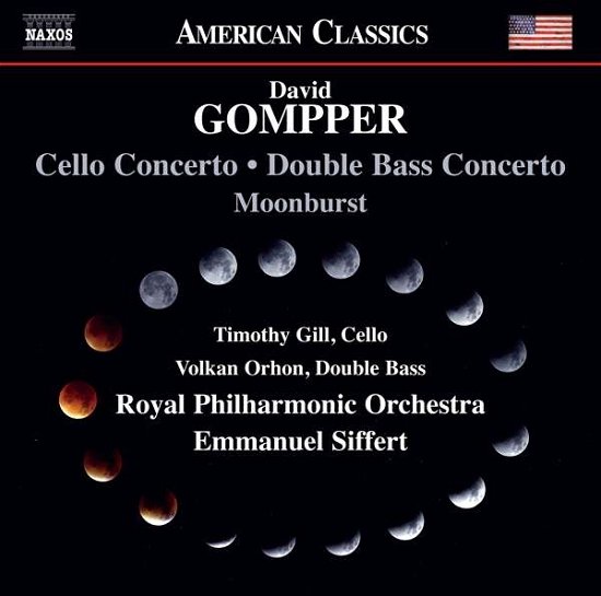 Cover for Orhon / Rpo / Siffert · David Gompper: Cello Concerto / Double Bass Concerto / Moonburst (CD) (2020)