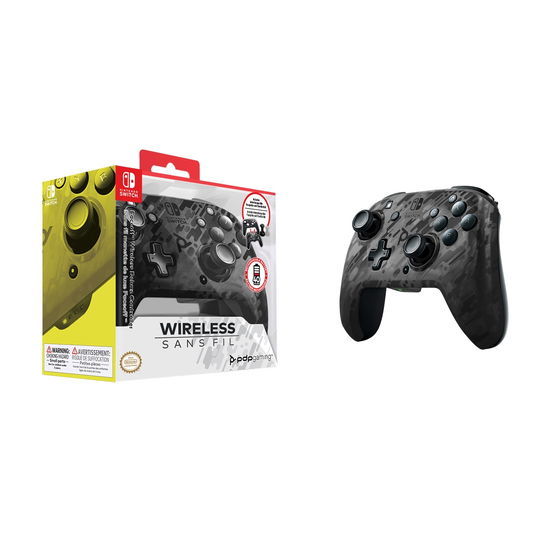 Nintendo Switch Deluxe Faceoff Controller - Black Camo - Pdp - Peli - PDP - 0708056067526 - 2020