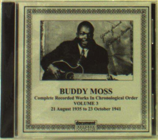 Cover for Buddy Moss · Complete Recordings 3 (CD) (1997)