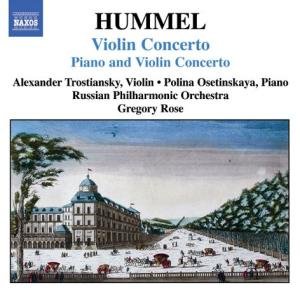 Cover for Trostianskyosetinskayarose · Hummelviolin Ctopiano Violin Cto (CD) (2005)