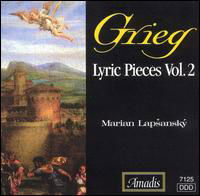 Cover for Grieg / Lapsansky · Lyric Pieces 2 (CD) (2000)