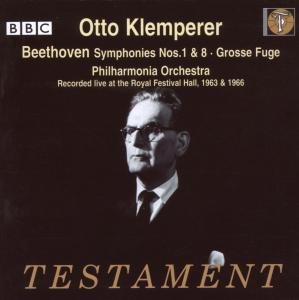 Klemperer / Po / Npo · Symphonies 1 & 8 Testament Klassisk (CD) (2007)