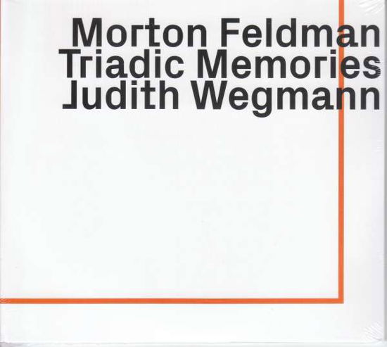 Cover for Morton Feldman · Triadic Memories W/ Judith Wegmann (CD) (2022)