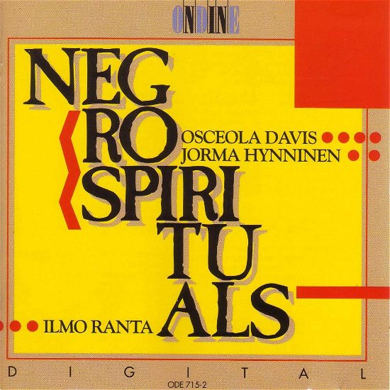Cover for Ranta · Negro Spirituals (CD) (2008)