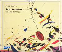 Cover for Bach,c.p.e. / Amis De Philippe · Trio Sonatas for Flute Violin &amp; Bc (CD) (2003)