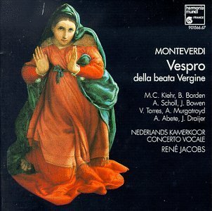 Cover for Monteverdi · Vespro della beata Vergine (CD) (1996)