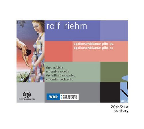 Cover for Hilliard Ensemble · Riehm / Aprikosebaume Gibt Es (CD) (2008)