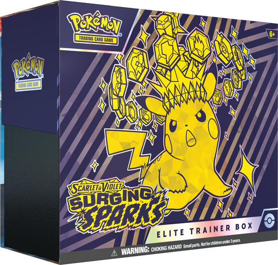 Cover for Pokemon · Sv8 Surging Sparks Elite Trainer Box (pok85952) (Toys)