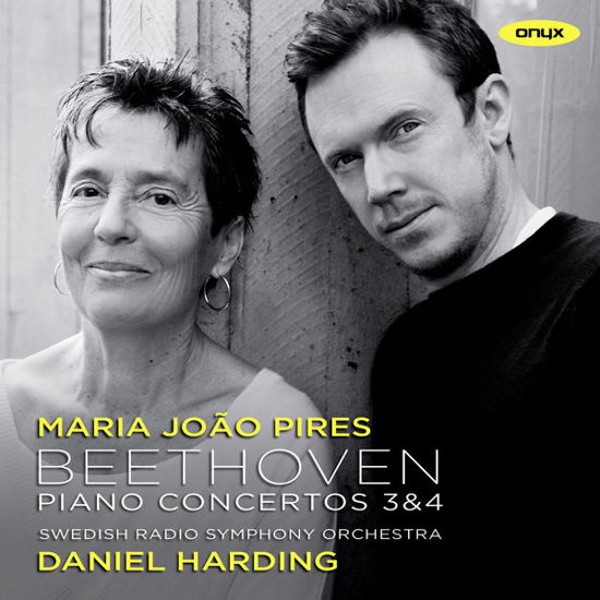 Cover for Maria Joao Pires / Harding · Beethoven / Piano Concertos 3 &amp; 4 (CD) (2017)