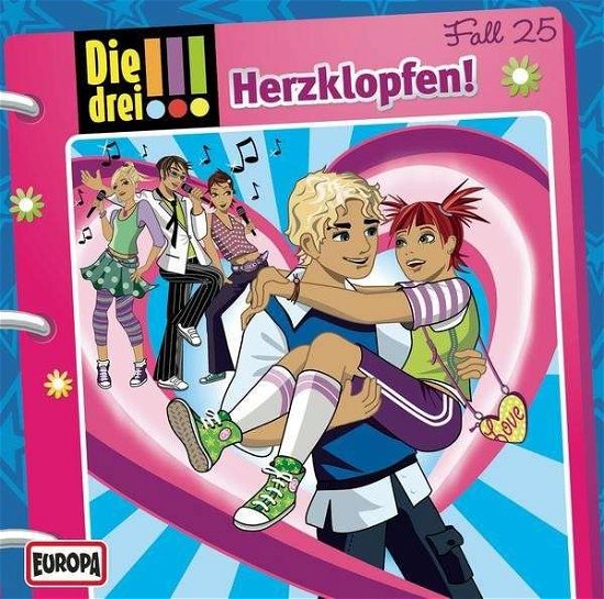Cover for Die Drei !!! · 025/herzklopfen! (CD) (2013)