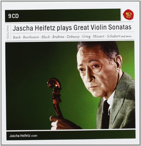 Cover for Jascha Heifetz · Plays Sonatas for Violin (CD) [Box set] (2014)