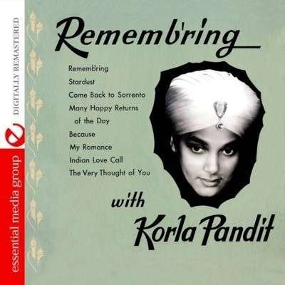 Cover for Korla Pandit · Rememb'Ring-Pandit,Korla (CD) (2012)
