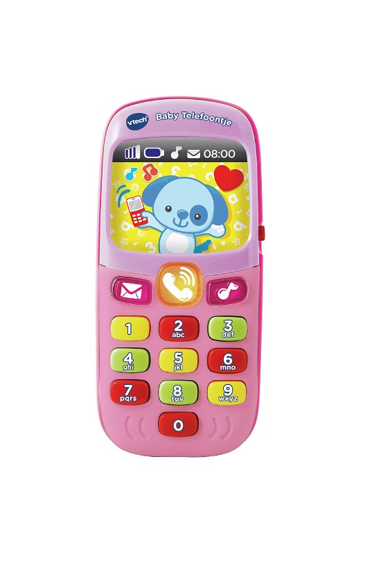 Baby telefoontje roze Vtech: 0+ mnd (80-138152) - Vtech - Produtos - VTECH - 3417761381526 - 