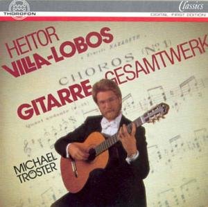 Cover for Villa-lobos / Troester,michael · Works for Solo Guitar (CD) (1994)