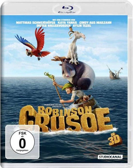 Cover for Robinson Crusoe - Limited Edition (3d Blu-ray) (Blu-ray) (2016)
