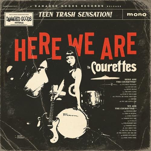 Cover for The Courettes · Here We Are the Courettes (CD) (2021)