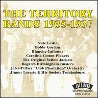 Cover for TERRITORY BANDS 1935-1937-Nate Leslie,Bobby Gordon,Blanche Calloway,Ca (CD) (2019)