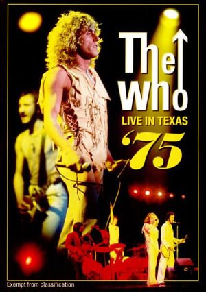 Live in Texas '75 - The Who - Film - KALEIDOSCOPE - 5021456189526 - 12. oktober 2012