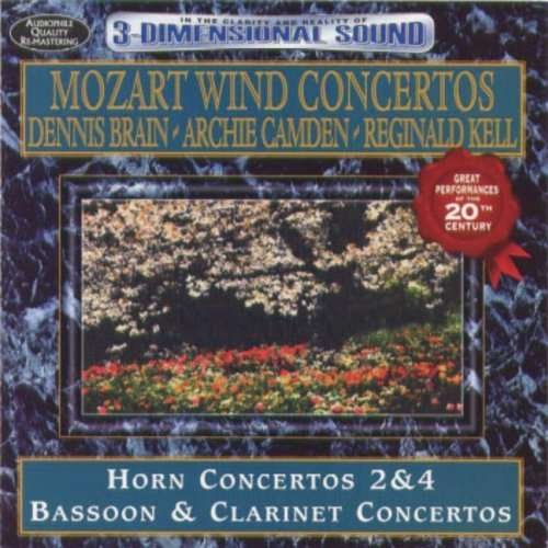 Cover for Mozart · Wind Concertos: Dennis Brain. Archie Camden. Reginald Kell (CD) (1997)