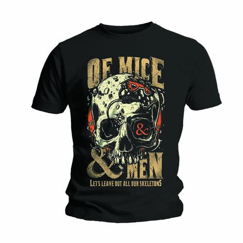 Of Mice & Men Unisex T-Shirt: Leave Out All Our Skeletons - Of Mice & Men - Merchandise - ROFF - 5023209578526 - 16. Januar 2015