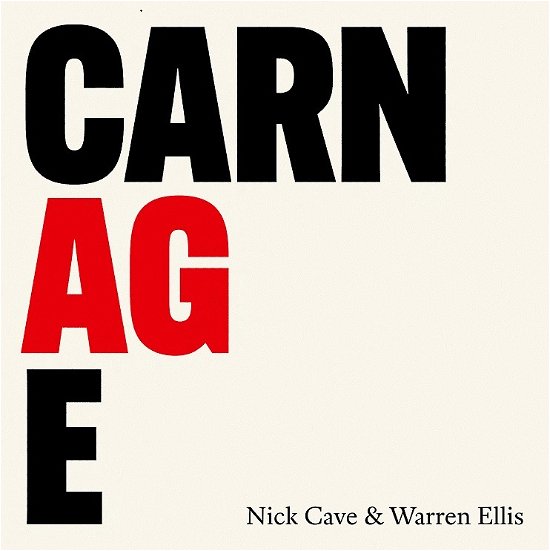 Carnage - Nick Cave & Warren Ellis - Music - Bad Seed/AWAL - 5056167160526 - June 18, 2021