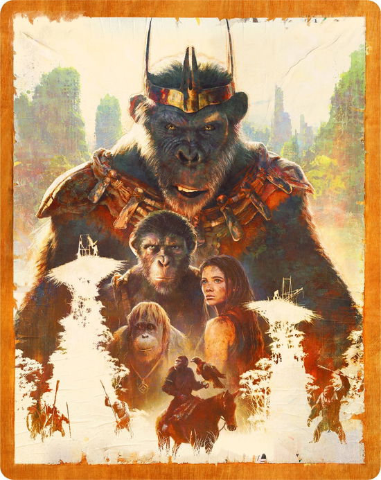 Cover for Kingdom Planet of the Apes Uhd BD Sb · The Kingdom Of The Planet Of The Apes (Steelbook) (Blu-ray) [Steelbook edition] (2024)