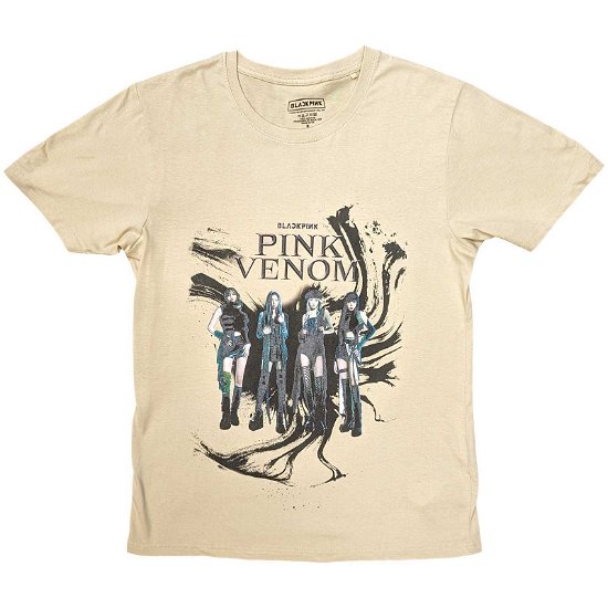 BlackPink Unisex T-Shirt: Pink Venom Oil Stroke - BlackPink - Mercancía -  - 5056737202526 - 