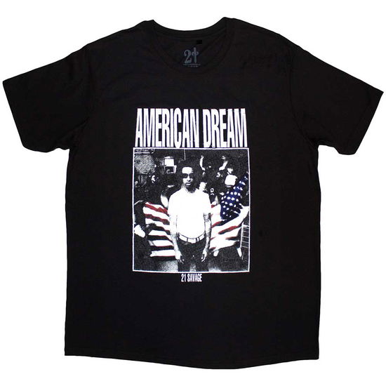 Cover for 21 Savage · 21 Savage Unisex T-Shirt: American Dream (T-shirt) [size S] (2024)