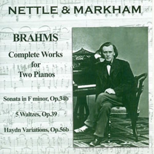 Cover for Nettle, David / Markham, Richard · Complete works for two pianos Nettle and Markham Klassisk (CD) (2011)