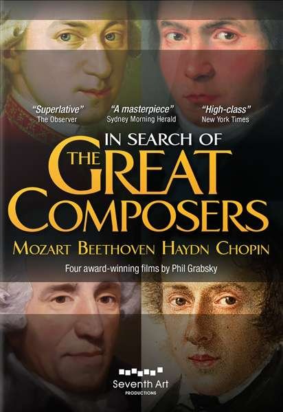 Cover for Mozart / Beethoven / Abbado / Symphoniker · In Search of the Great Composers (DVD) [Box set] (2016)