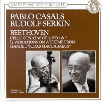 Cover for Casals Pablo · Beethoven: Cello Sonatas Op.5 Nos.1 &amp; 2 (CD)