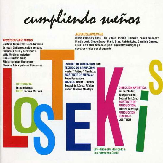 Cover for Tekis · Cumpliendo Suenos (CD) (1998)